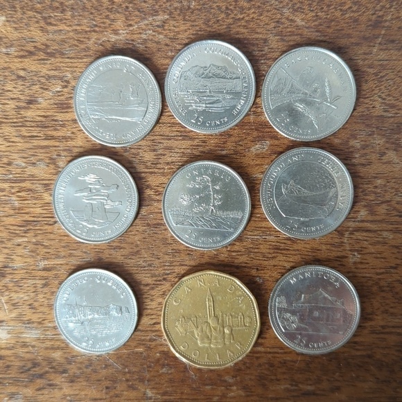 Numismatics Other - 1992 Coins Commemorating 125 Years Of Confederation